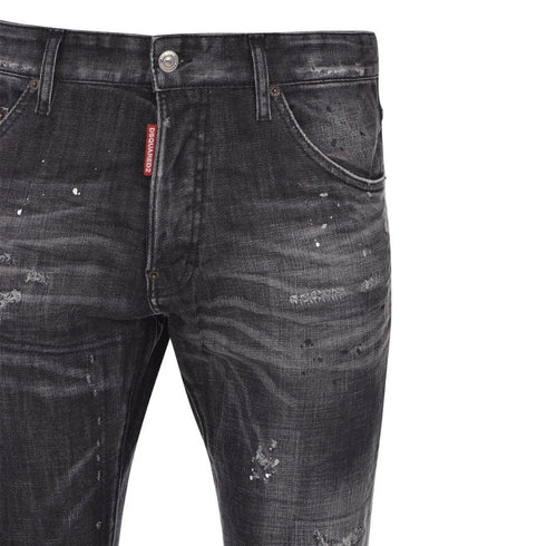 Dsquared2 Cool Guy Jean Black Ripped Wash Jeans W32 / 32L